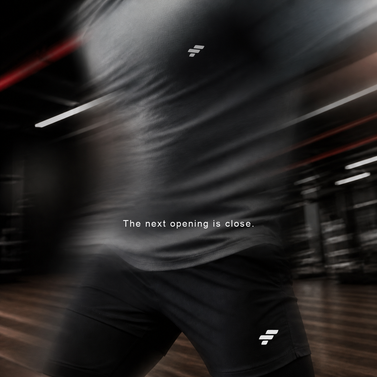 FTHUN black training tee and short teaser